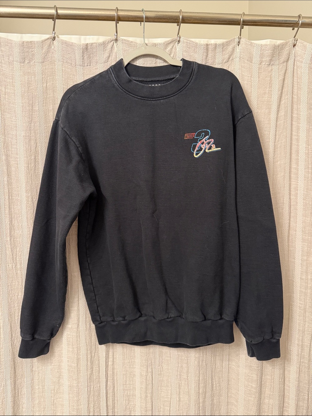 Danny Ricciardo Black Crewneck “Lick the Stamp” Sweatshirt